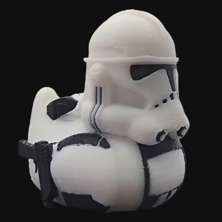 Clone Trooper Duck, 3D Printed Star Wars-Inspired Jeep & Cruise Decor