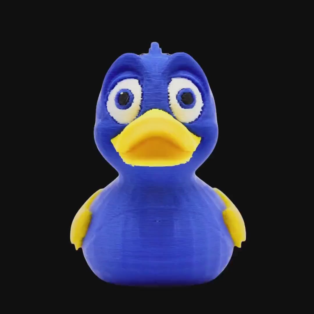 Dory Duck Figurine, 3D Printed Collectible Cartoon for Dashboard Decor