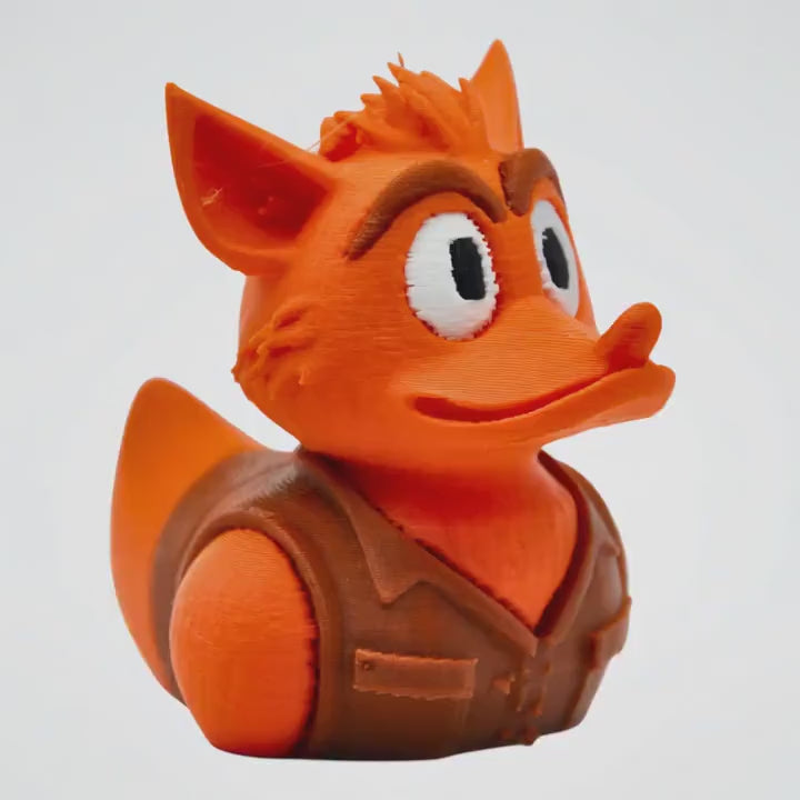 Crash Bandicoot Duck  Figure Display Shelf Decoration Idea for Gamer Room Decoration Desk Display