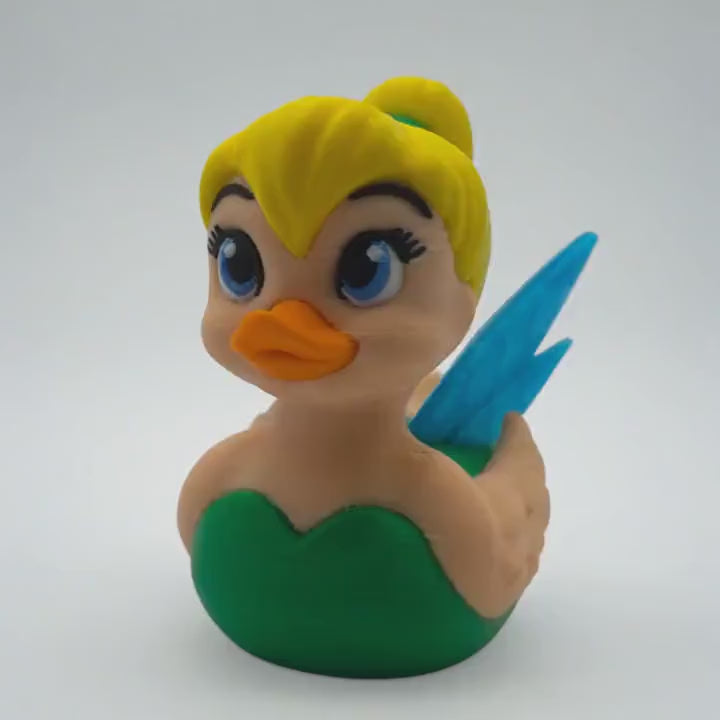 Tinker Bell Inspired Duck 3D Printed Fairy Statue Ornament Collectible Disney Cruise Fish Extender Pixie Dust