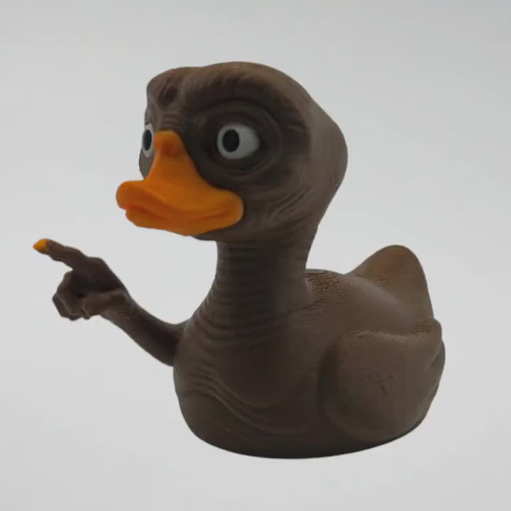 Et Inspired Duck Figure  Shelf Piece  Jeep Dashboard Ornament Car Accessory Extraterrestrial Phone Home