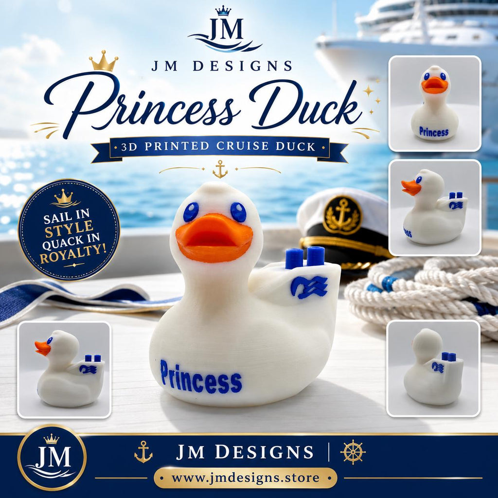 Princess Cruise Inspired Duck Cabin Decoration Travel Souvenir Ship Name Date Customization Themed - JM Designs