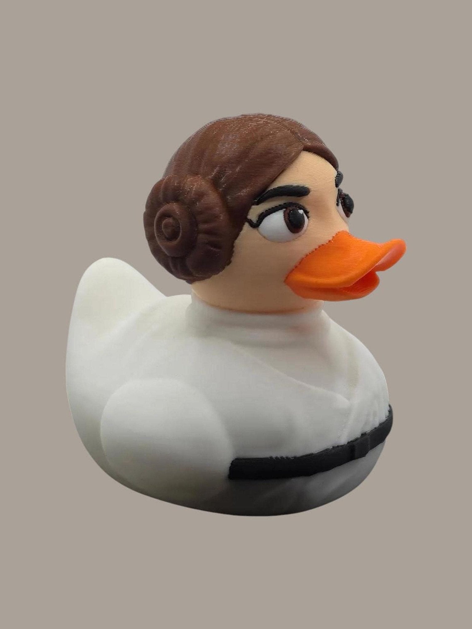 Princess Leia Duck, 3D Printed Bath Toy for Star Wars Fans - JM Designs