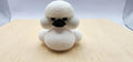 Quirky Office Decor: Poodle Duck 3D Printed Figurine for Desk - JM Designs