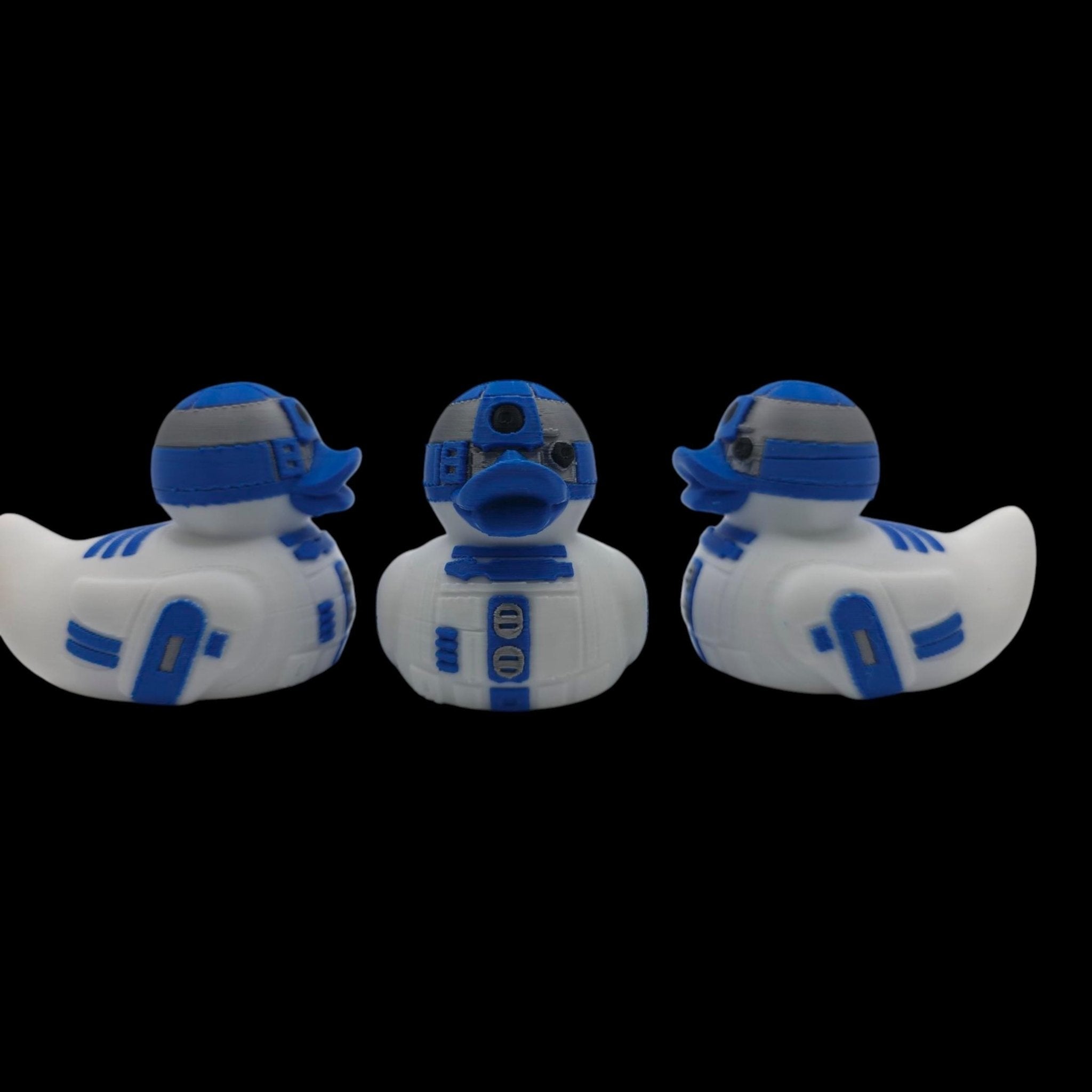 R2D2 Rubber Duck, 3D Printed Star Wars Decor for Bathroom and Desk - JM Designs