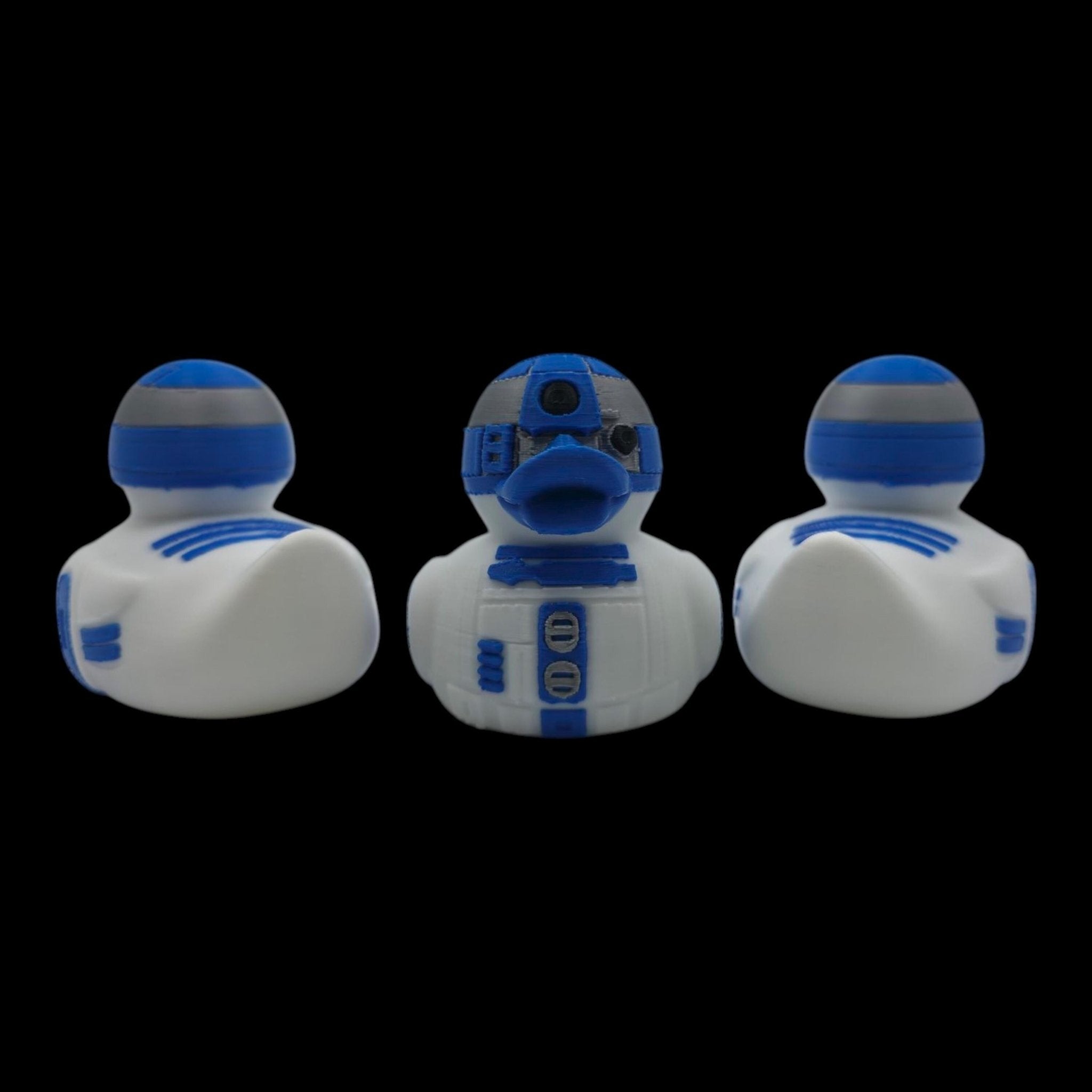 R2D2 Rubber Duck, 3D Printed Star Wars Decor for Bathroom and Desk - JM Designs
