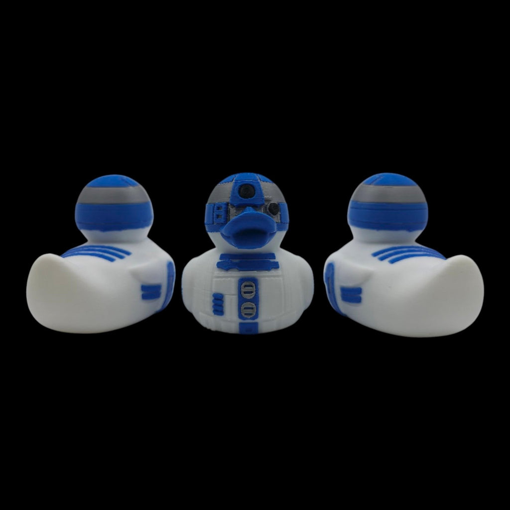 R2D2 Rubber Duck, 3D Printed Star Wars Decor for Bathroom and Desk - JM Designs