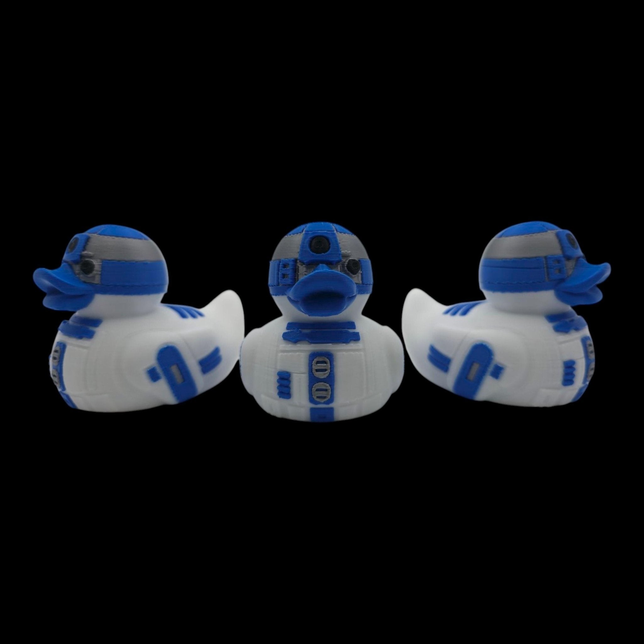 R2D2 Rubber Duck, 3D Printed Star Wars Decor for Bathroom and Desk - JM Designs