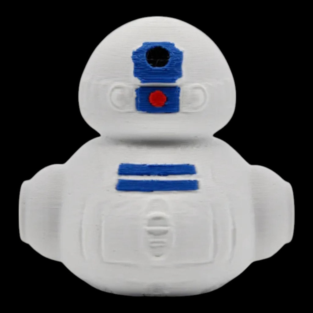 R2D2 Rubber Duck, 3D Printed Star Wars Decor for Desk or Bath - JM Designs