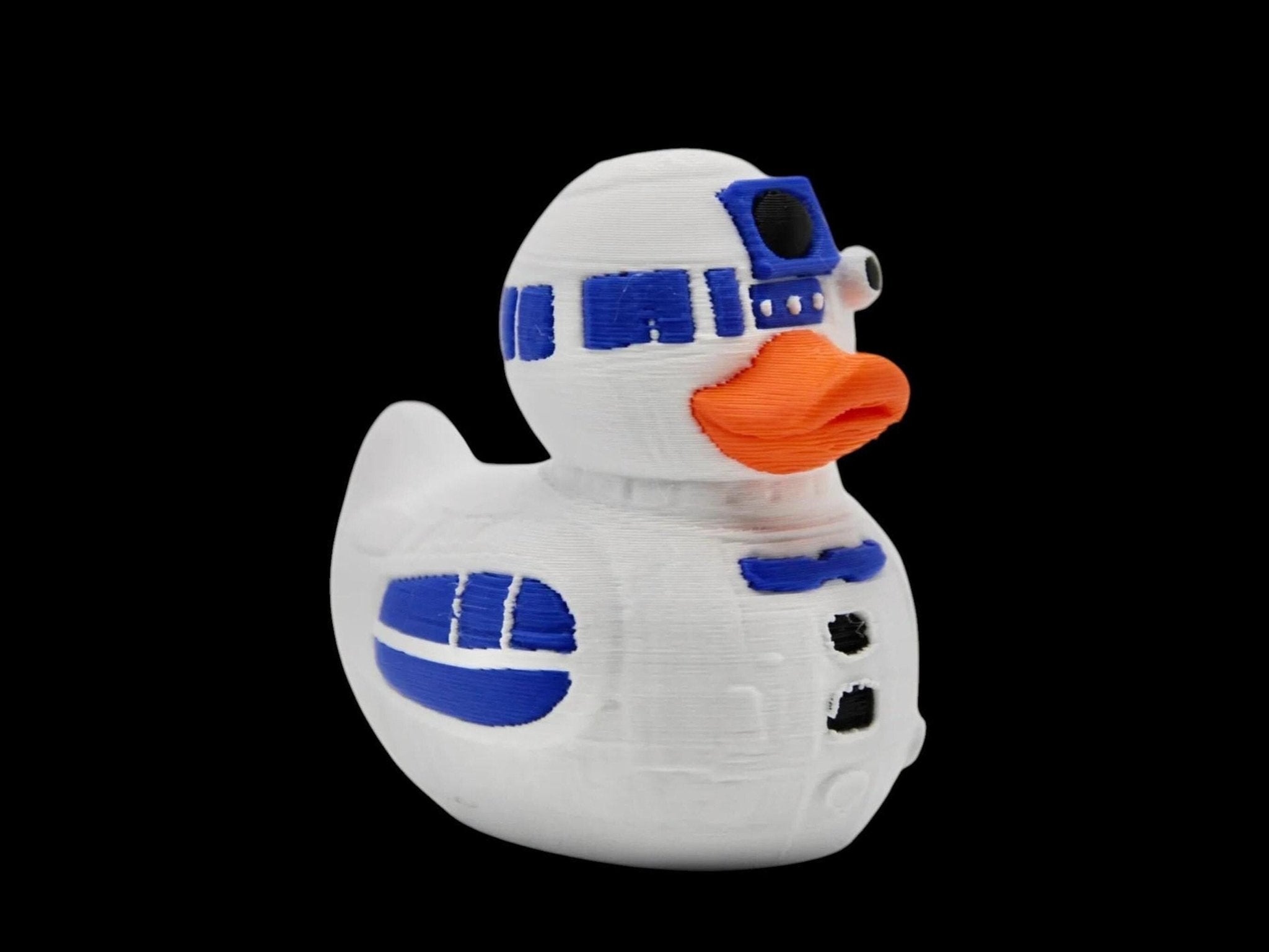 R2D2 Rubber Duck, 3D Printed Star Wars Decor for Desk or Bath - JM Designs