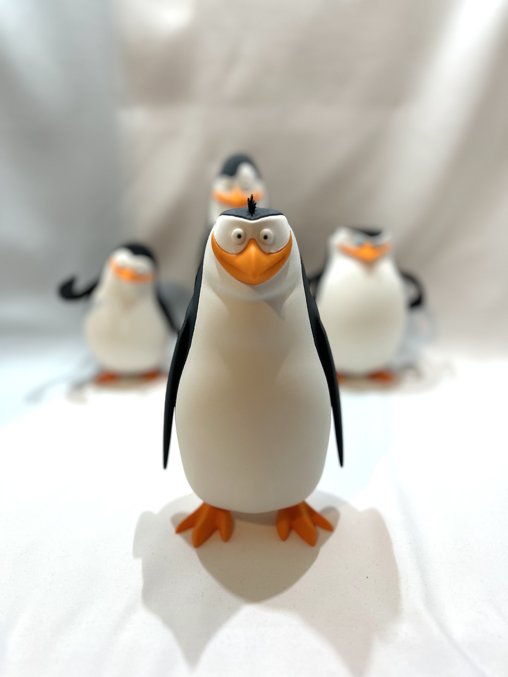 Madagascar Penguins Figures Handmade 3D Print