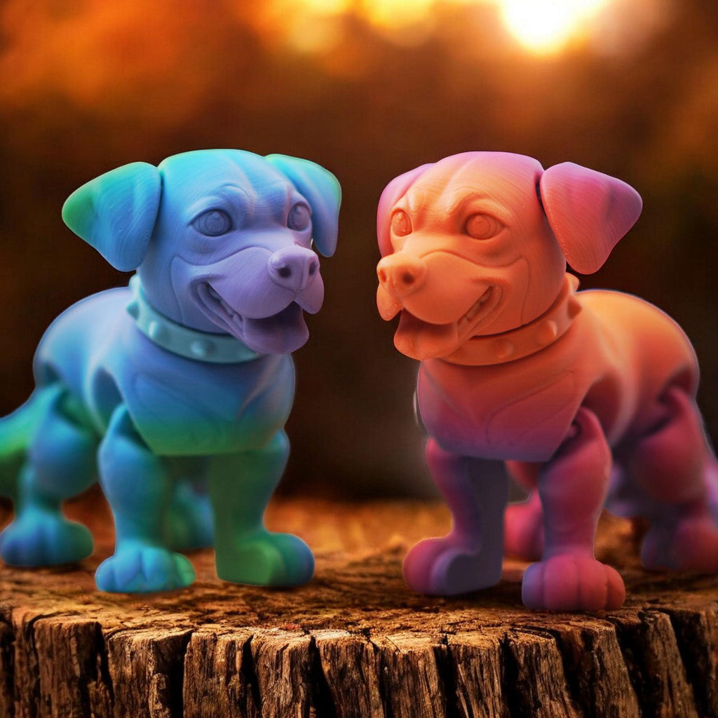 Rottweiler Figurine, Articulated 3D Printed Dog Keepsake for Dog Lovers - JM Designs