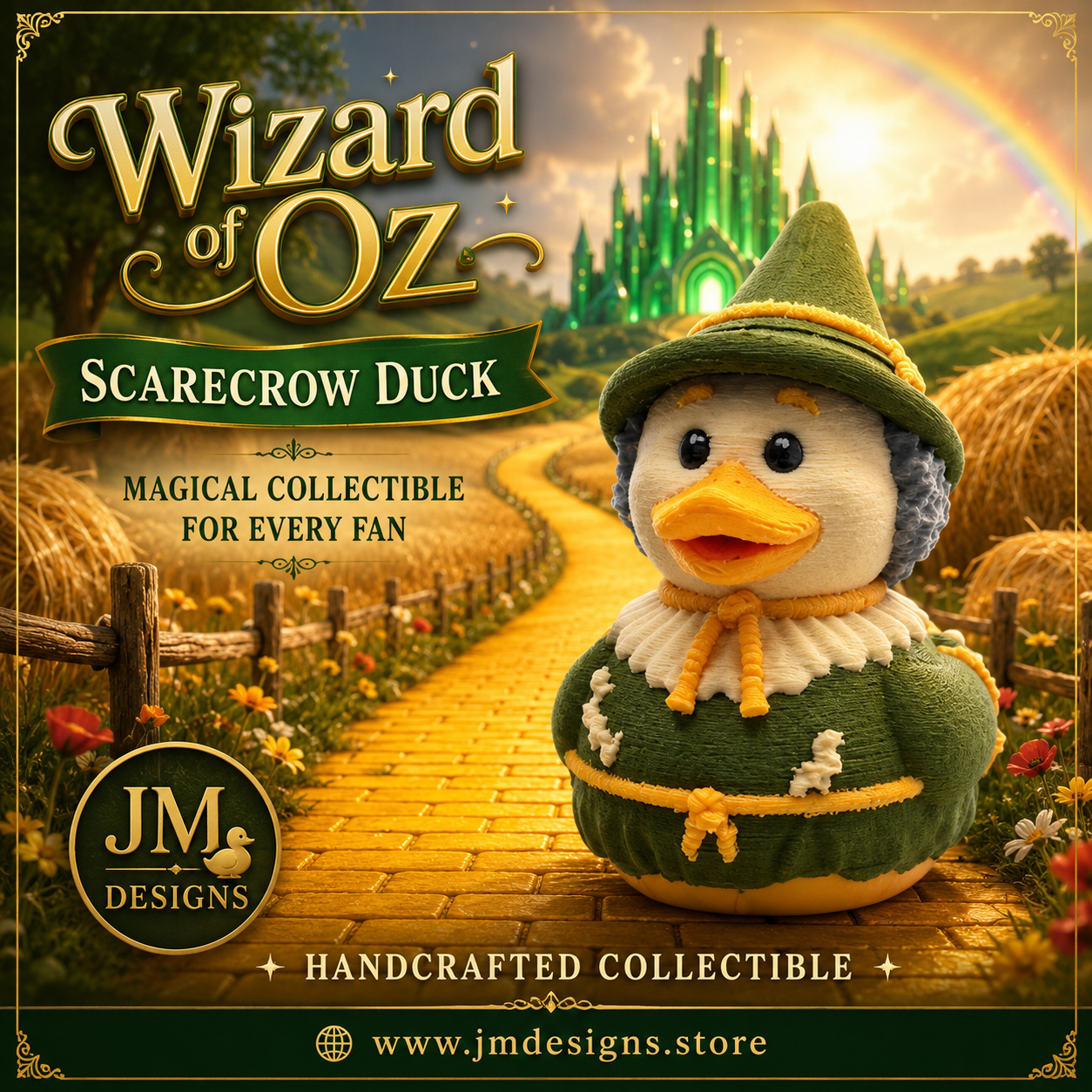 Scare Crow-Inspired Duck - JM Designs