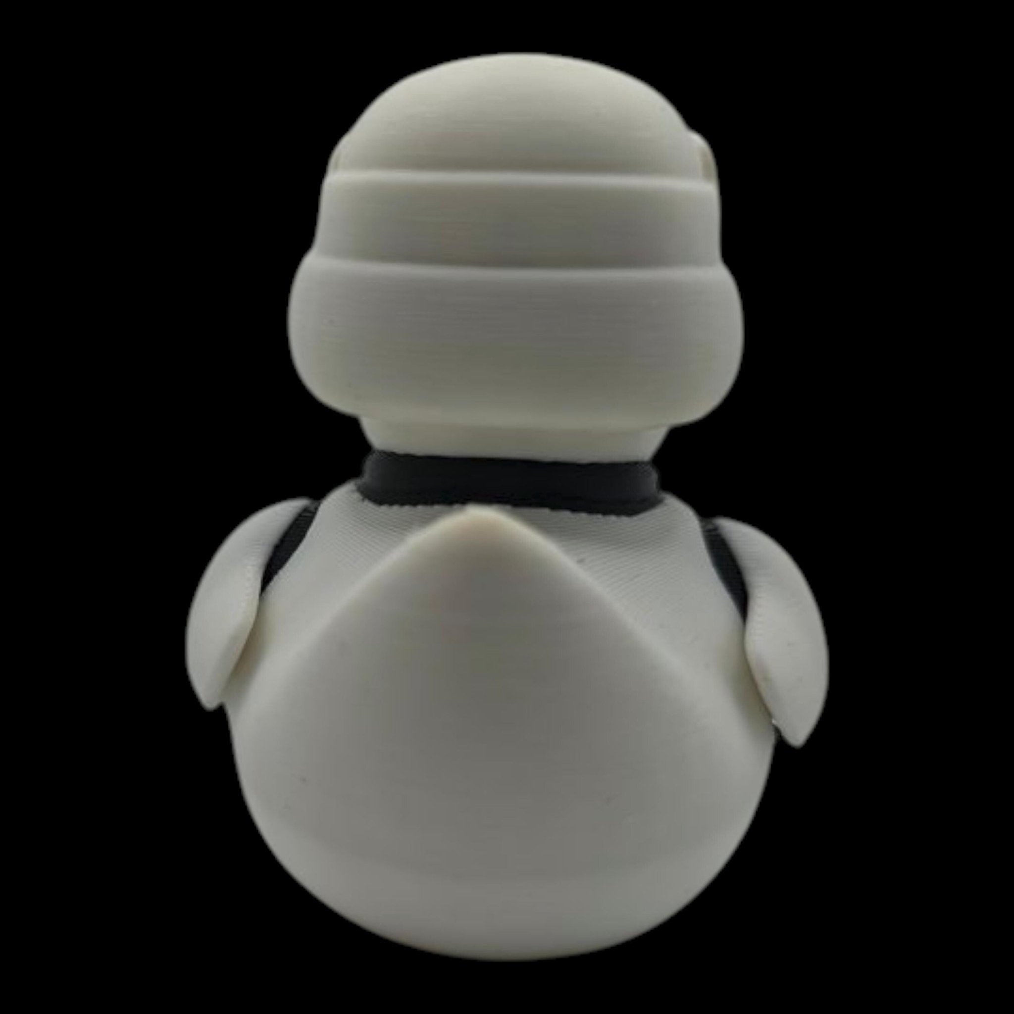 Scout Trooper Duck Star Wars Inspired Collectible Duckies Sci Fi Armor Helmet Cruise Jeep Dashboard Companion - JM Designs