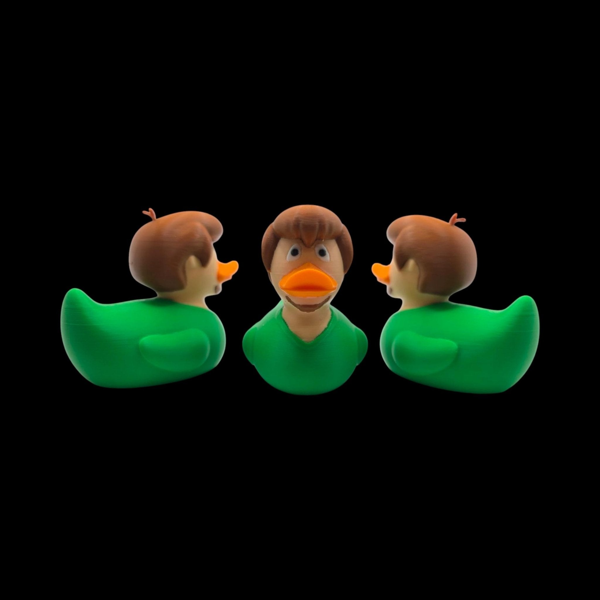 Shaggy Inspired Duck Collectible Cartoon Character Mystery Solver 3d Printed Mystery Machine Jeep Dash - JM Designs