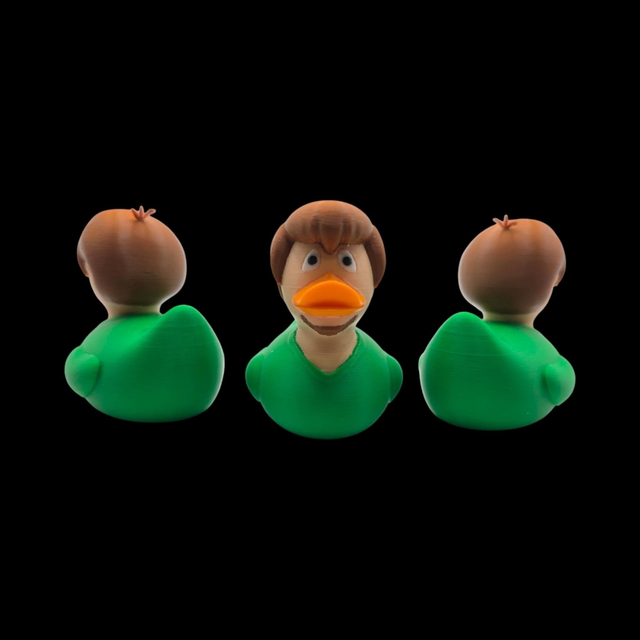 Shaggy Inspired Duck Collectible Cartoon Character Mystery Solver 3d Printed Mystery Machine Jeep Dash - JM Designs