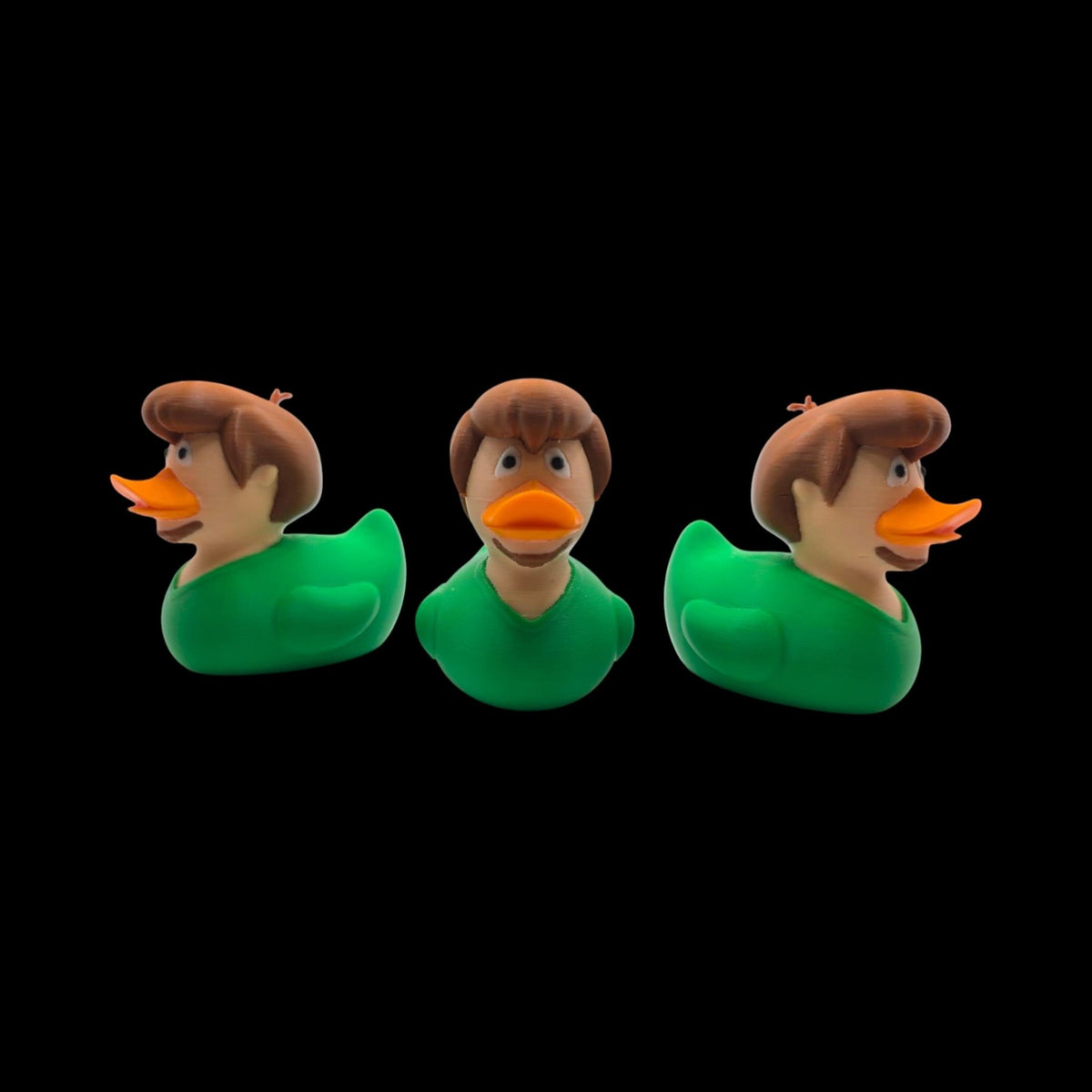 Shaggy Inspired Duck Collectible Cartoon Character Mystery Solver 3d Printed Mystery Machine Jeep Dash - JM Designs