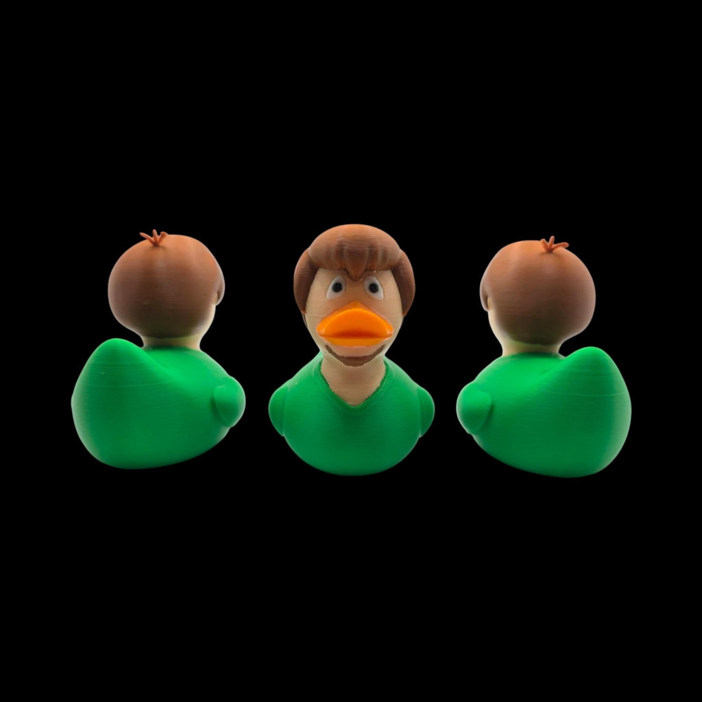 Shaggy Inspired Duck Collectible Cartoon Character Mystery Solver 3d Printed Mystery Machine Jeep Dash - JM Designs
