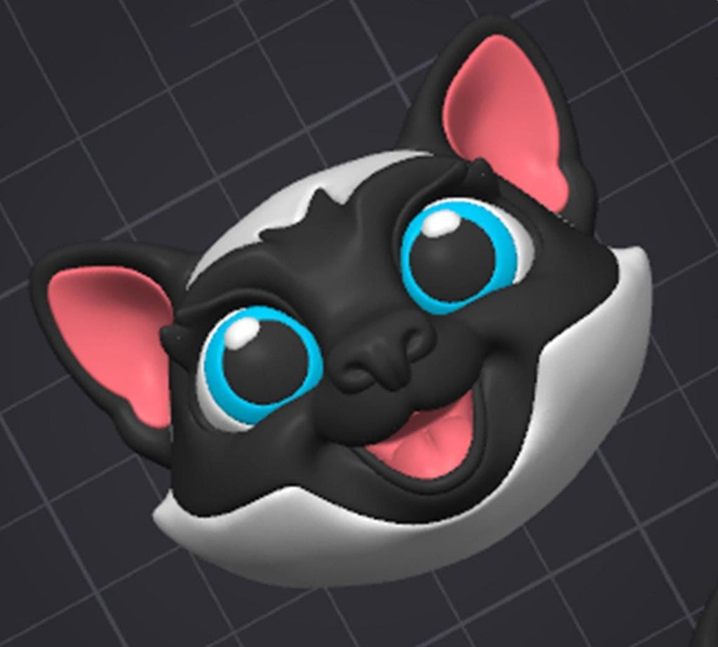 Siamese Cat Figurine, Customizable 3D Printed Cat Decor for Collectors - JM Designs