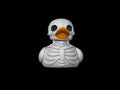 Skeleton Duck Figurine, Gothic Style Decor for Halloween - JM Designs