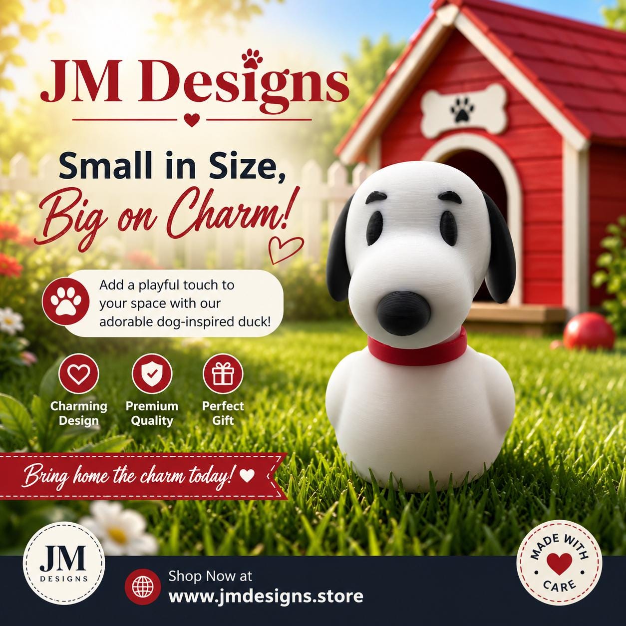 Snoopy Inspired Duck Figure Cartoon Mashup Decoration Display Desk Accessory Shelf Peanuts Inspired Character - JM Designs
