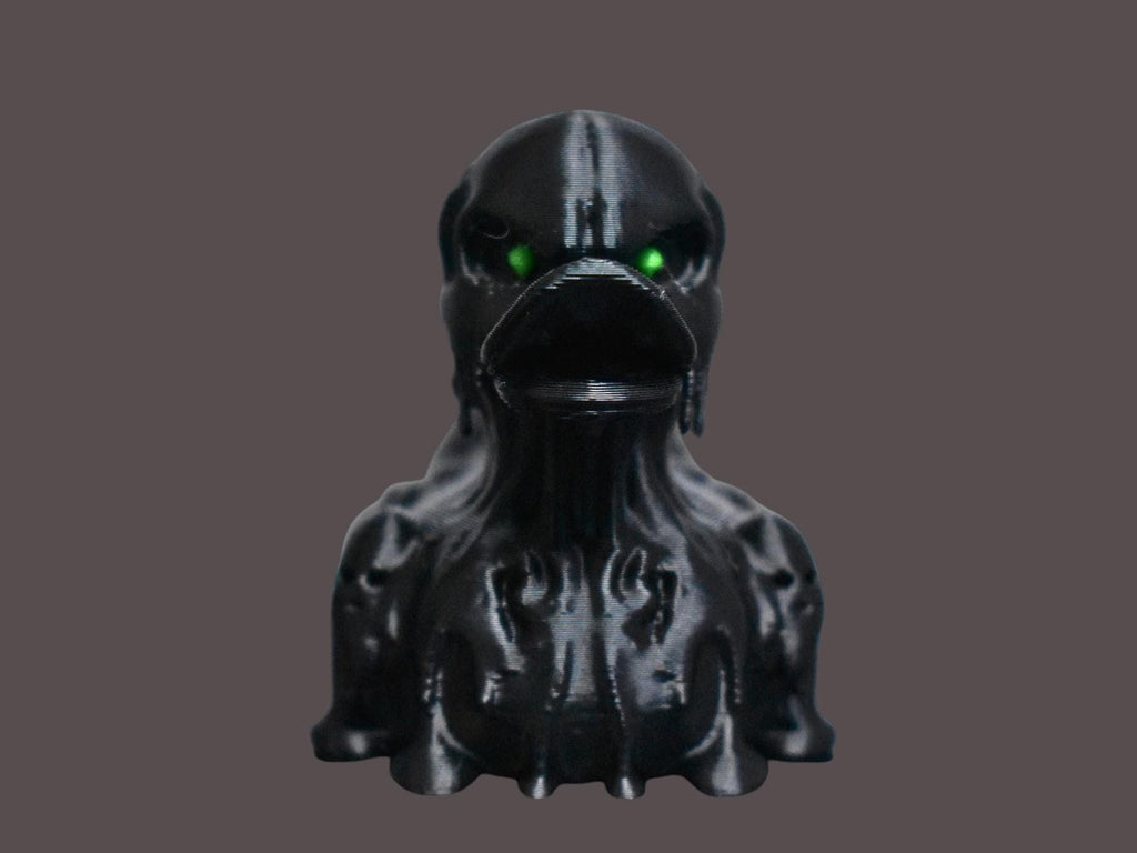 Spooky Duck Figurine with Glowing Eyes, Halloween Home Decor - JM Designs