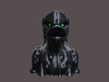 Spooky Duck Figurine with Glowing Eyes, Halloween Home Decor - JM Designs