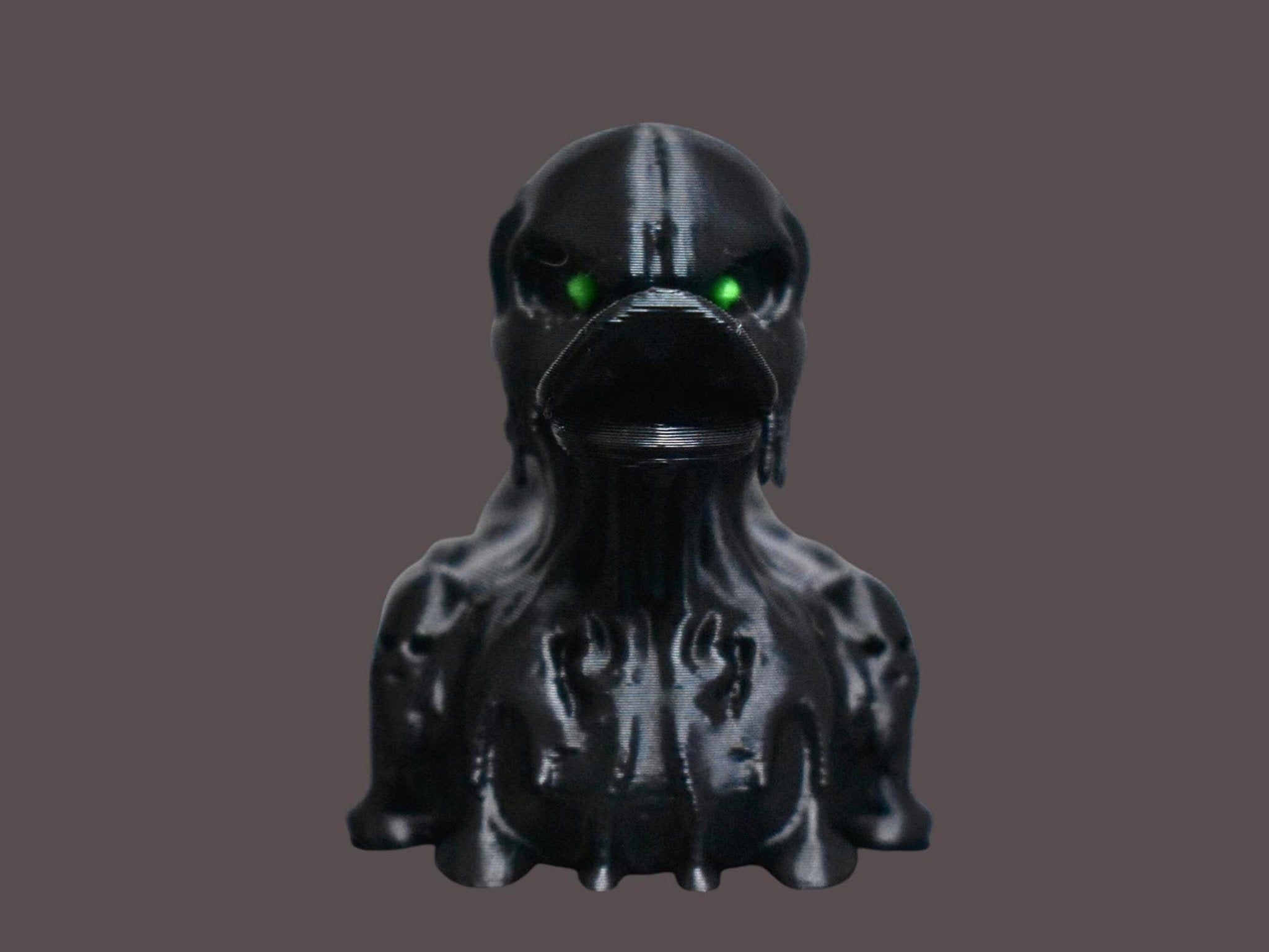 Spooky Duck Figurine with Glowing Eyes, Halloween Home Decor - JM Designs