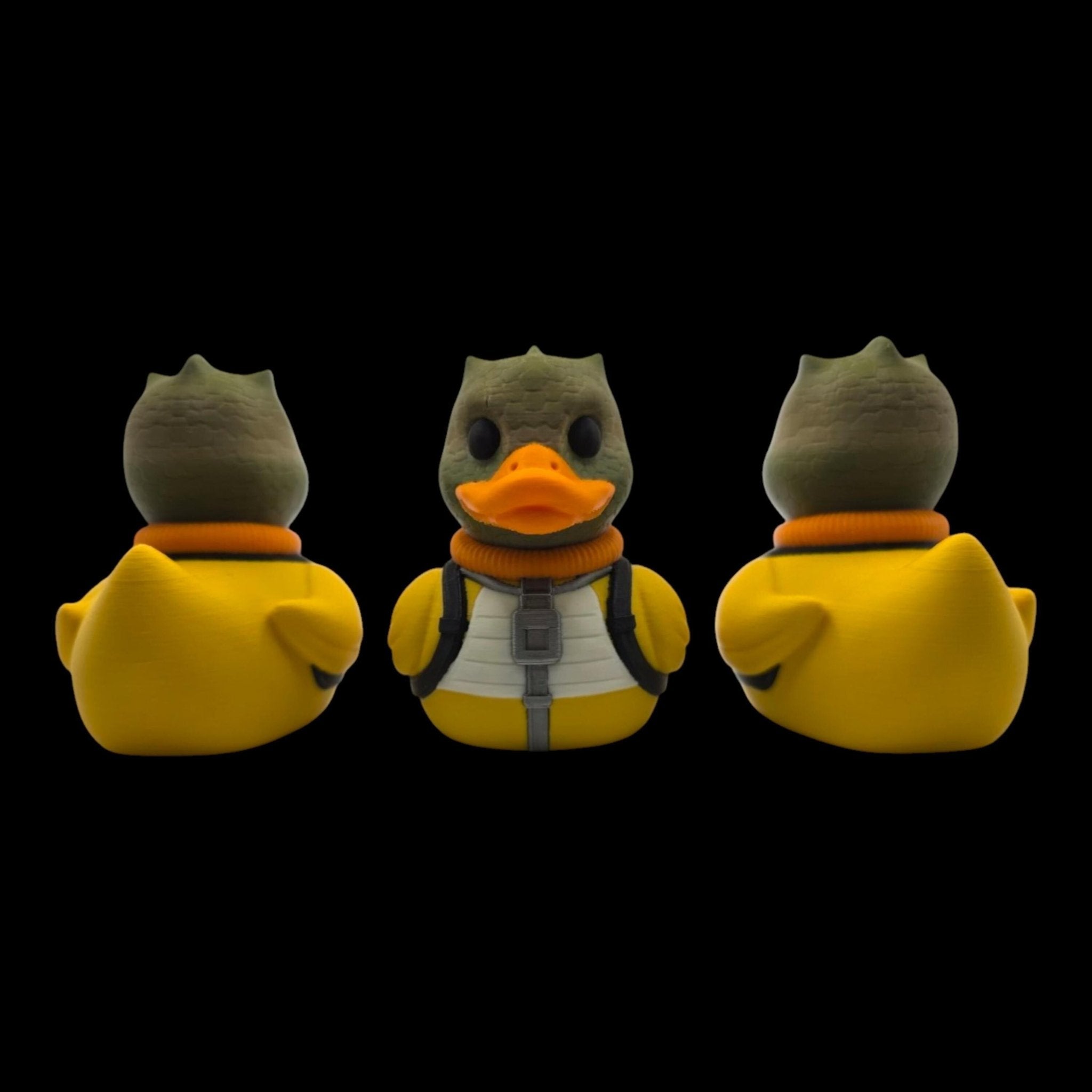 Star Wars Duck Bounty Hunter Bossk Figure Mashup, Desk Accessory - JM Designs