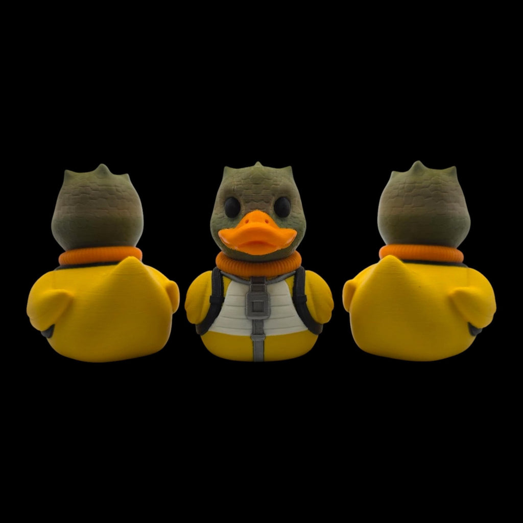 Star Wars Duck Bounty Hunter Bossk Figure Mashup, Desk Accessory - JM Designs