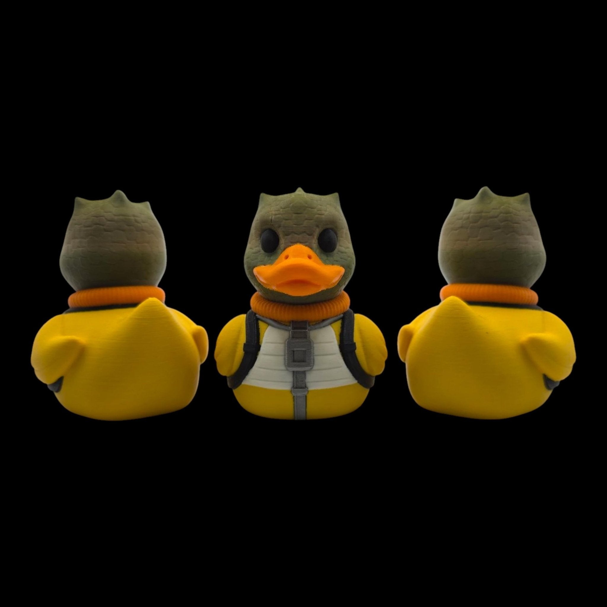 Star Wars Duck Bounty Hunter Bossk Figure Mashup, Desk Accessory - JM Designs