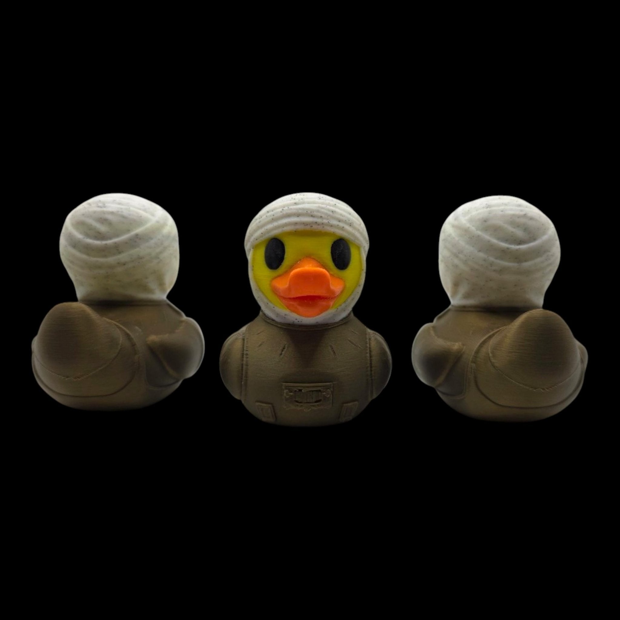 Star Wars Duck Bounty Hunter Dengar Collectible Duckies Cruise Jeep Ducking Dashboard Space Galactic Fan Shelf Display - JM Designs