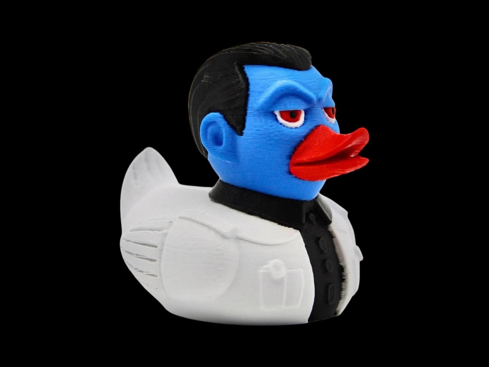 Star Wars Duck, Grand Admiral Thrawn 3D Printed Collectible Figure in Black & White - JM Designs