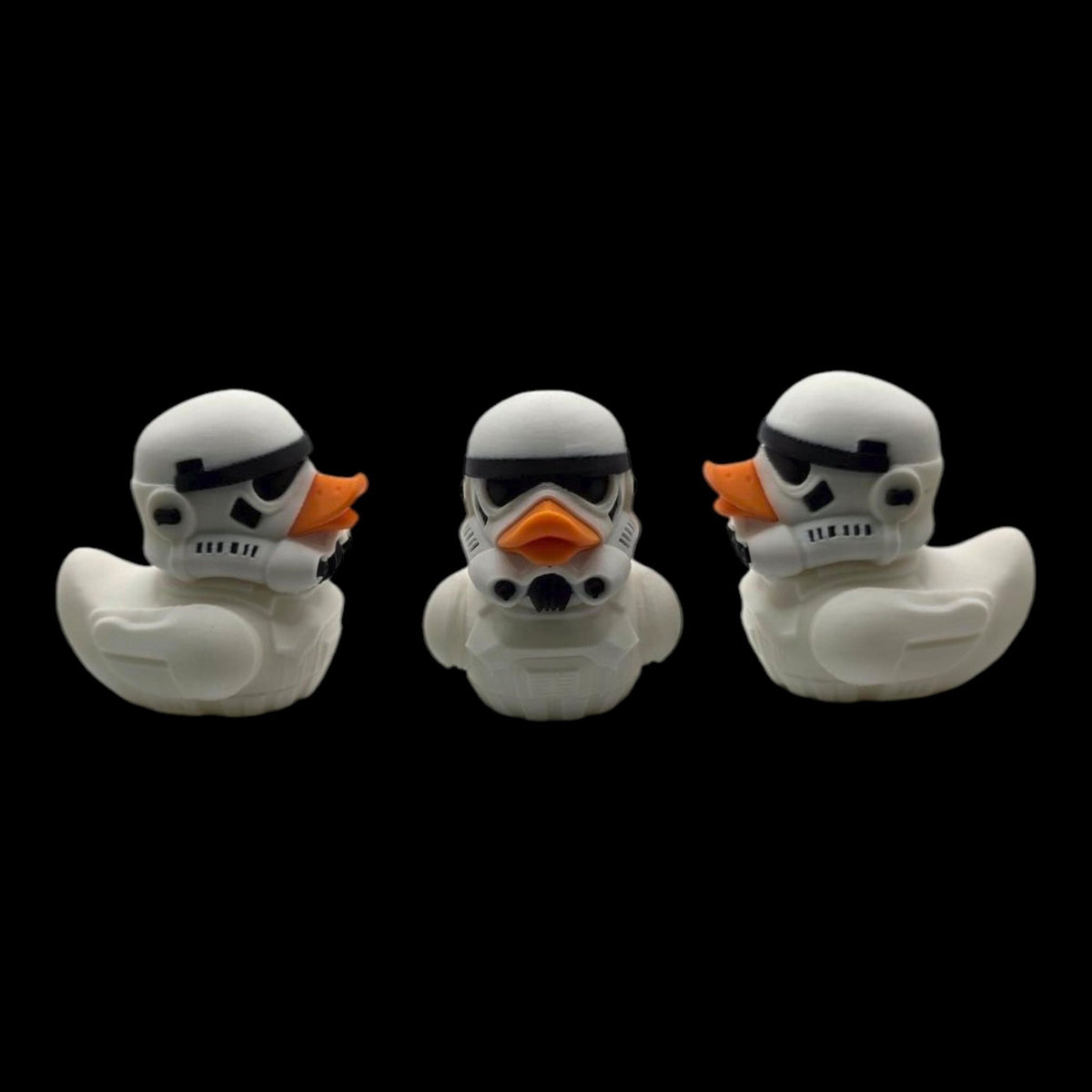Star Wars Inspired Duck Figurine Collectible Stormtrooper Decoration Desk Accessory Shelf Display - JM Designs