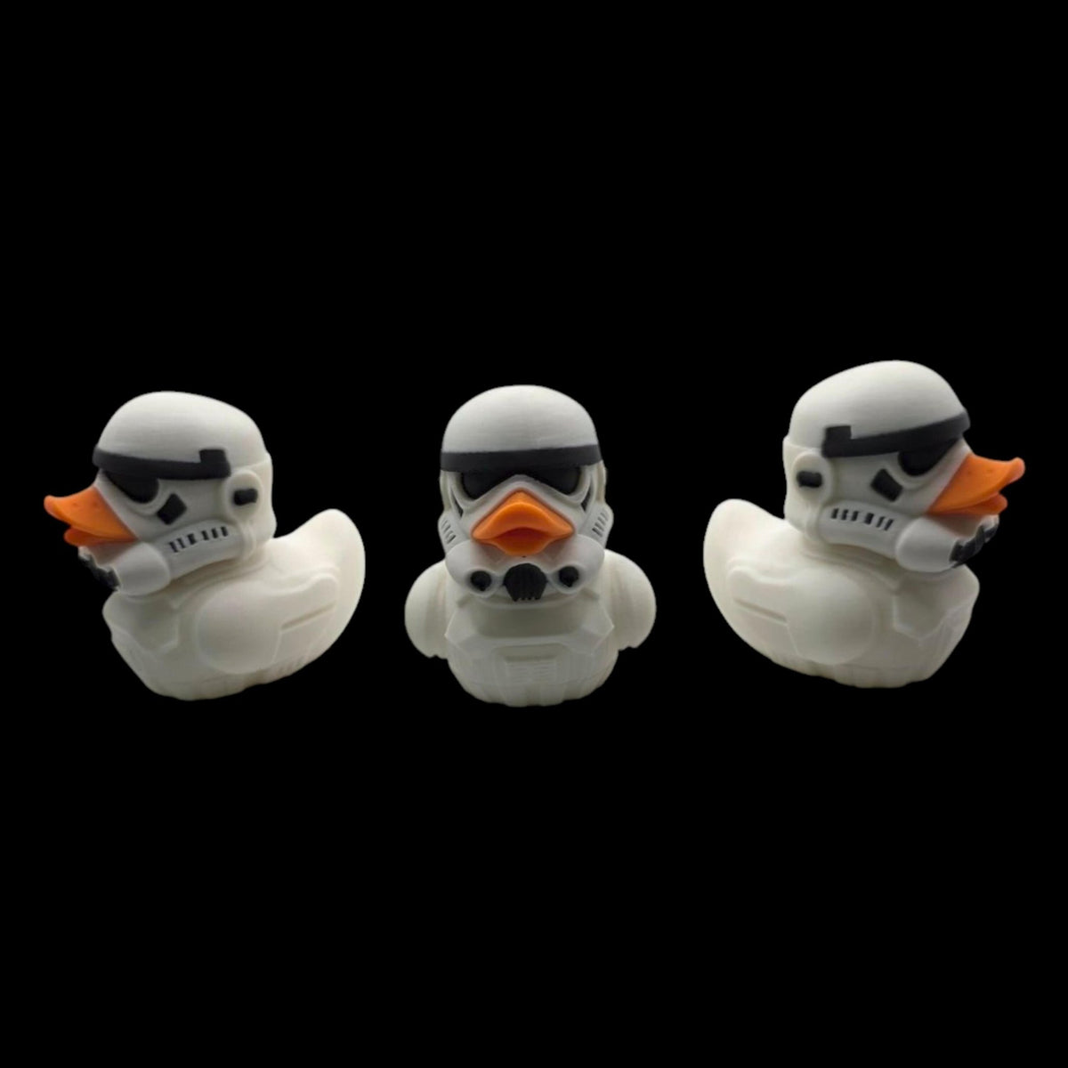 Star Wars Inspired Duck Figurine Collectible Stormtrooper Decoration Desk Accessory Shelf Display - JM Designs