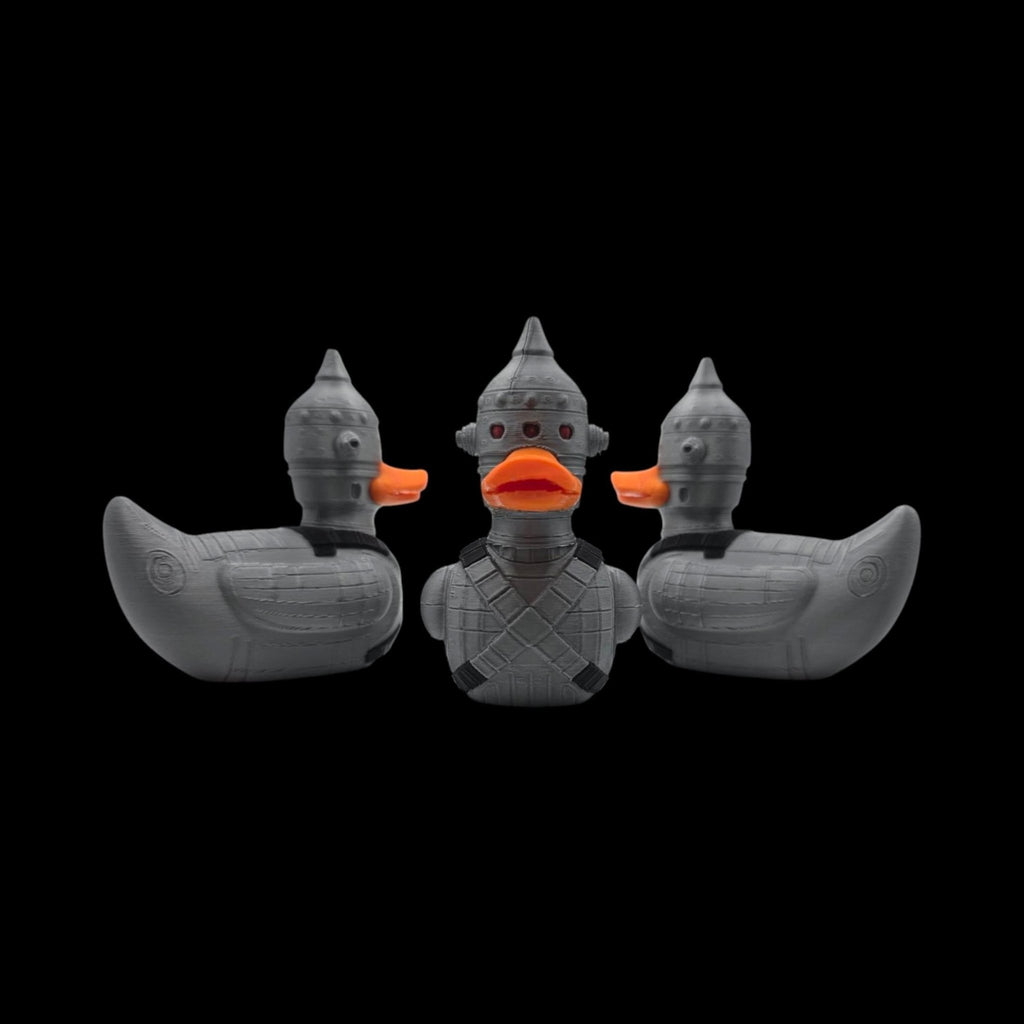 Star Wars Inspired Figure IG-11 Duck Bounty Hunter Statue, Gray Metallic Robot Decoration - JM Designs