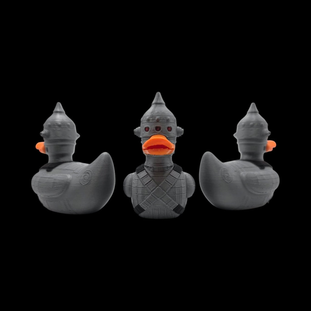 Star Wars Inspired Figure IG-11 Duck Bounty Hunter Statue, Gray Metallic Robot Decoration - JM Designs