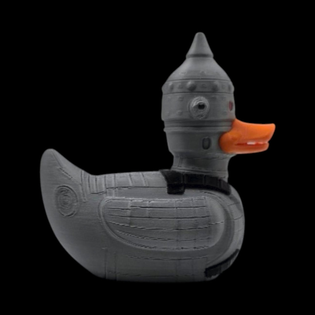 Star Wars Inspired Figure IG-11 Duck Bounty Hunter Statue, Gray Metallic Robot Decoration - JM Designs