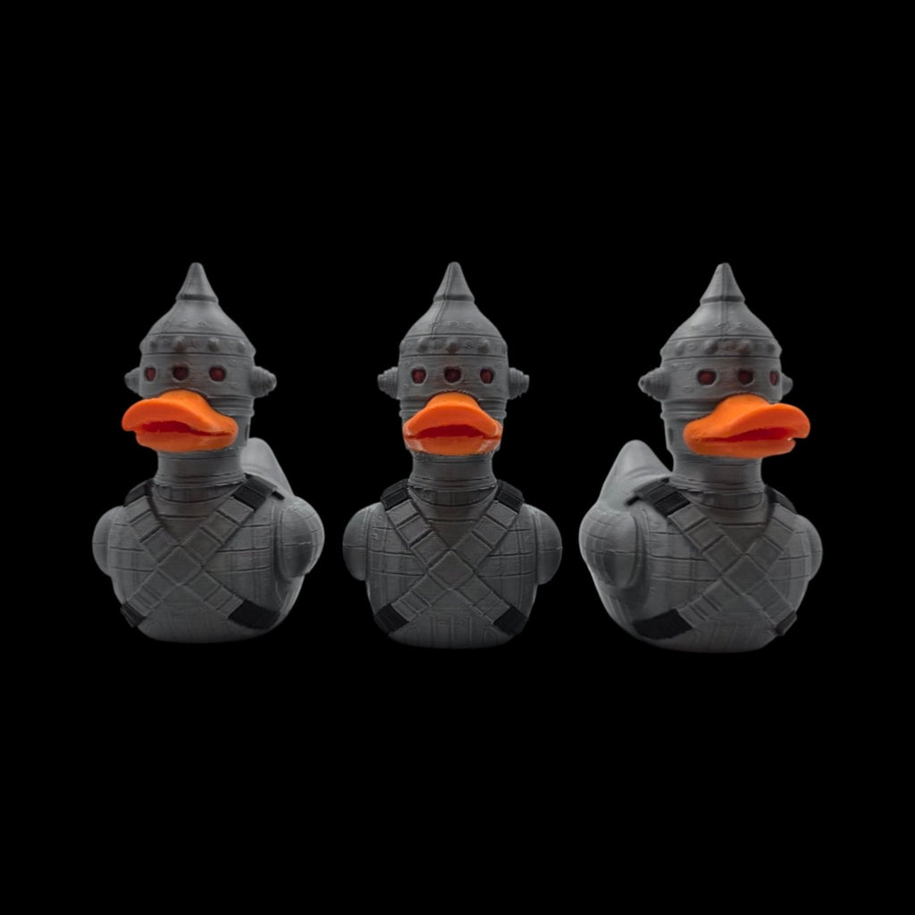 Star Wars Inspired Figure IG-11 Duck Bounty Hunter Statue, Gray Metallic Robot Decoration - JM Designs