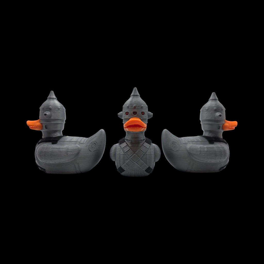 Star Wars Inspired Figure IG-11 Duck Bounty Hunter Statue, Gray Metallic Robot Decoration - JM Designs