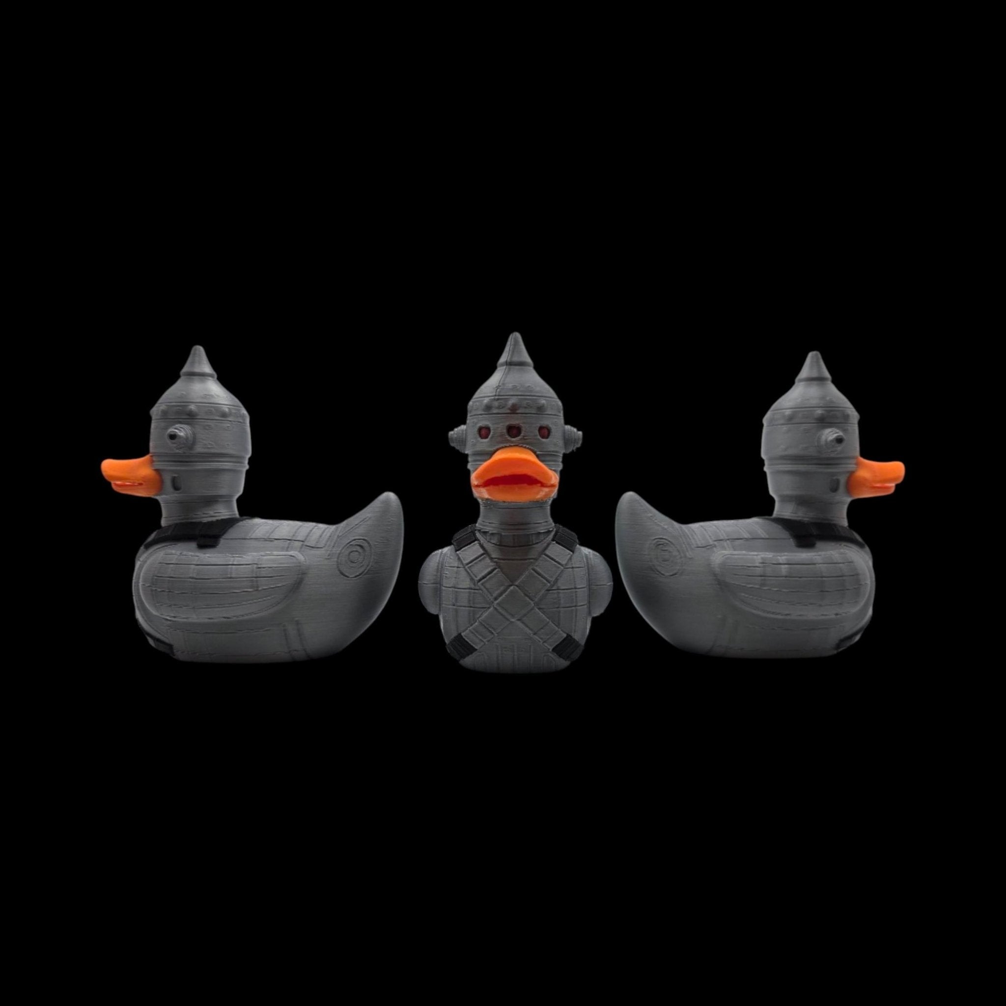 Star Wars Inspired Figure IG-11 Duck Bounty Hunter Statue, Gray Metallic Robot Decoration - JM Designs