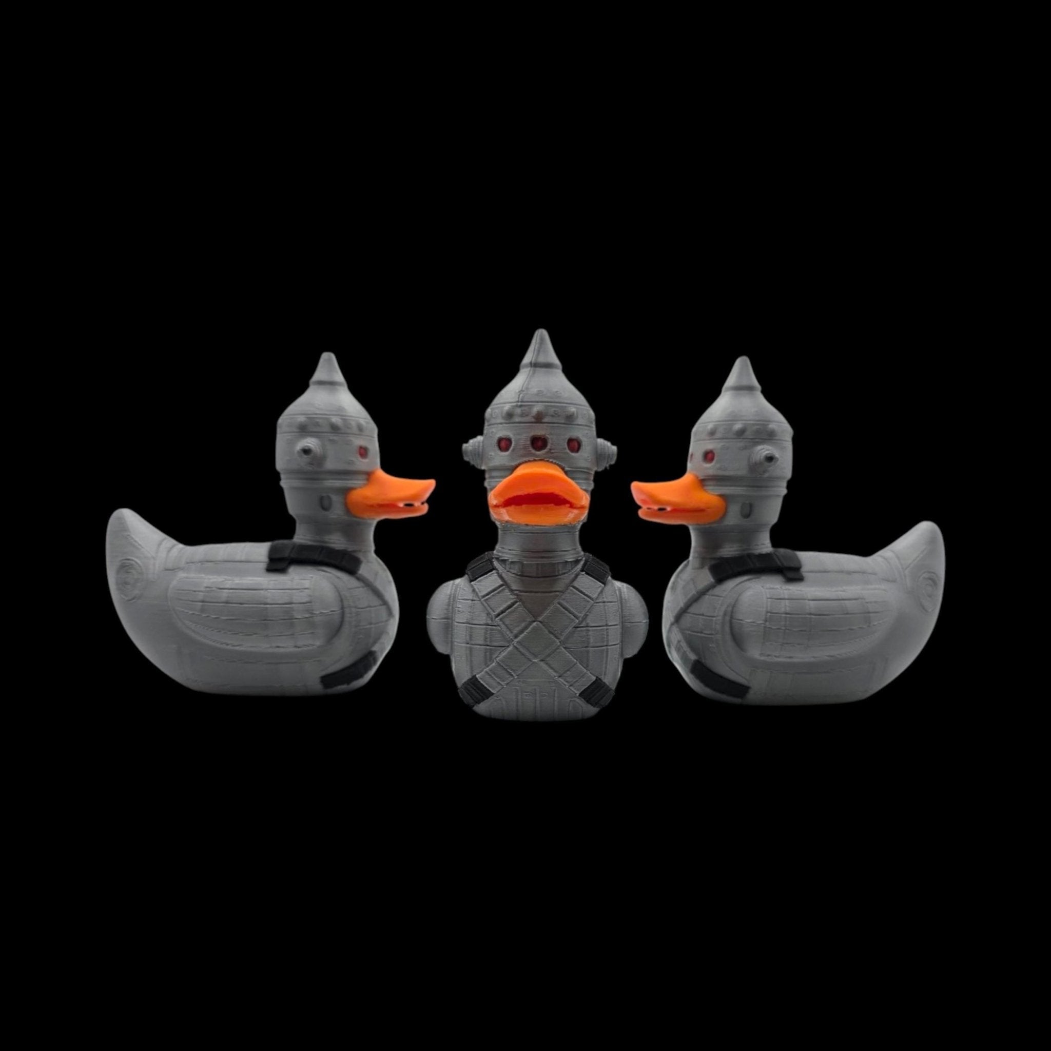 Star Wars Inspired Figure IG-11 Duck Bounty Hunter Statue, Gray Metallic Robot Decoration - JM Designs