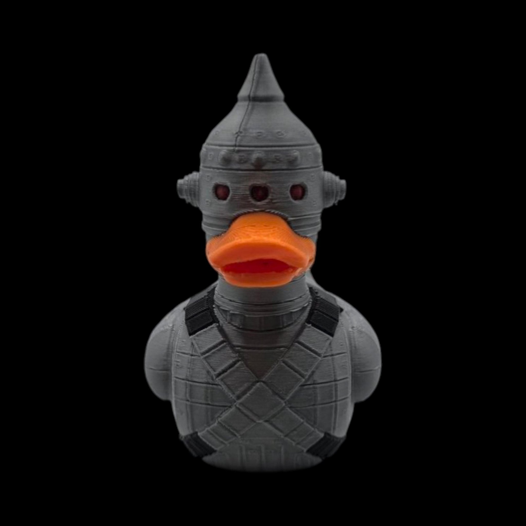 Star Wars Inspired Figure IG-11 Duck Bounty Hunter Statue, Gray Metallic Robot Decoration - JM Designs