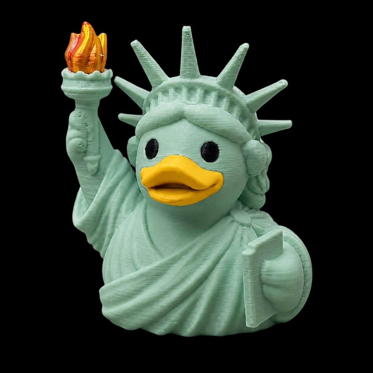 Statue of Liberty Duck Cruise line Figurine Patriotic Gift Jeep Ducking Tradition Keepsake Americana Dashboard - JM Designs