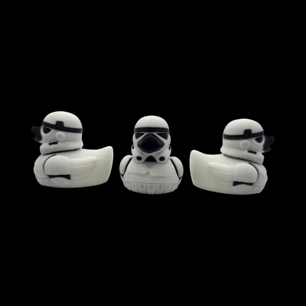 Stormtrooper Inspired Duck Star Wars Fan Geek Desk Toy Shelf Display Office Decoration Sci Jeep Ducking - JM Designs