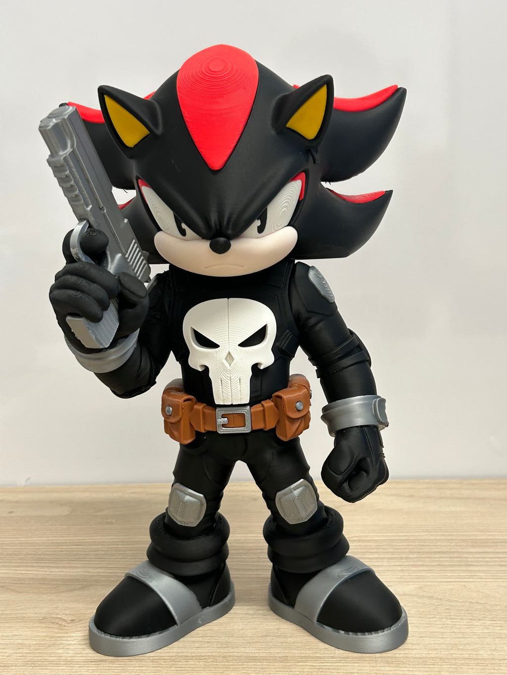 Shadow "Punisher" Mashup Figure — Hand-Made 3D Print