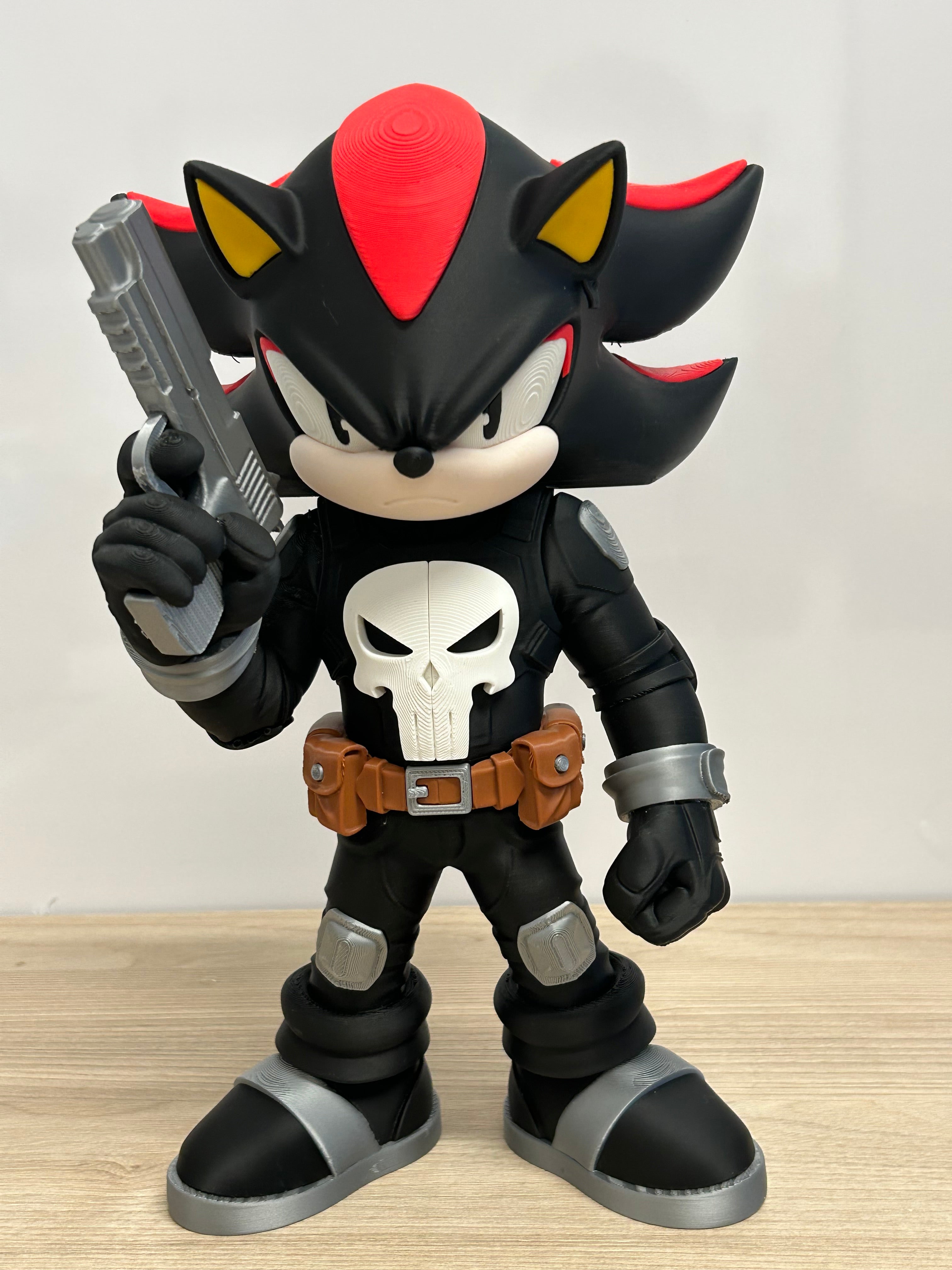 Shadow "Punisher" Mashup Figure — Hand-Made 3D Print
