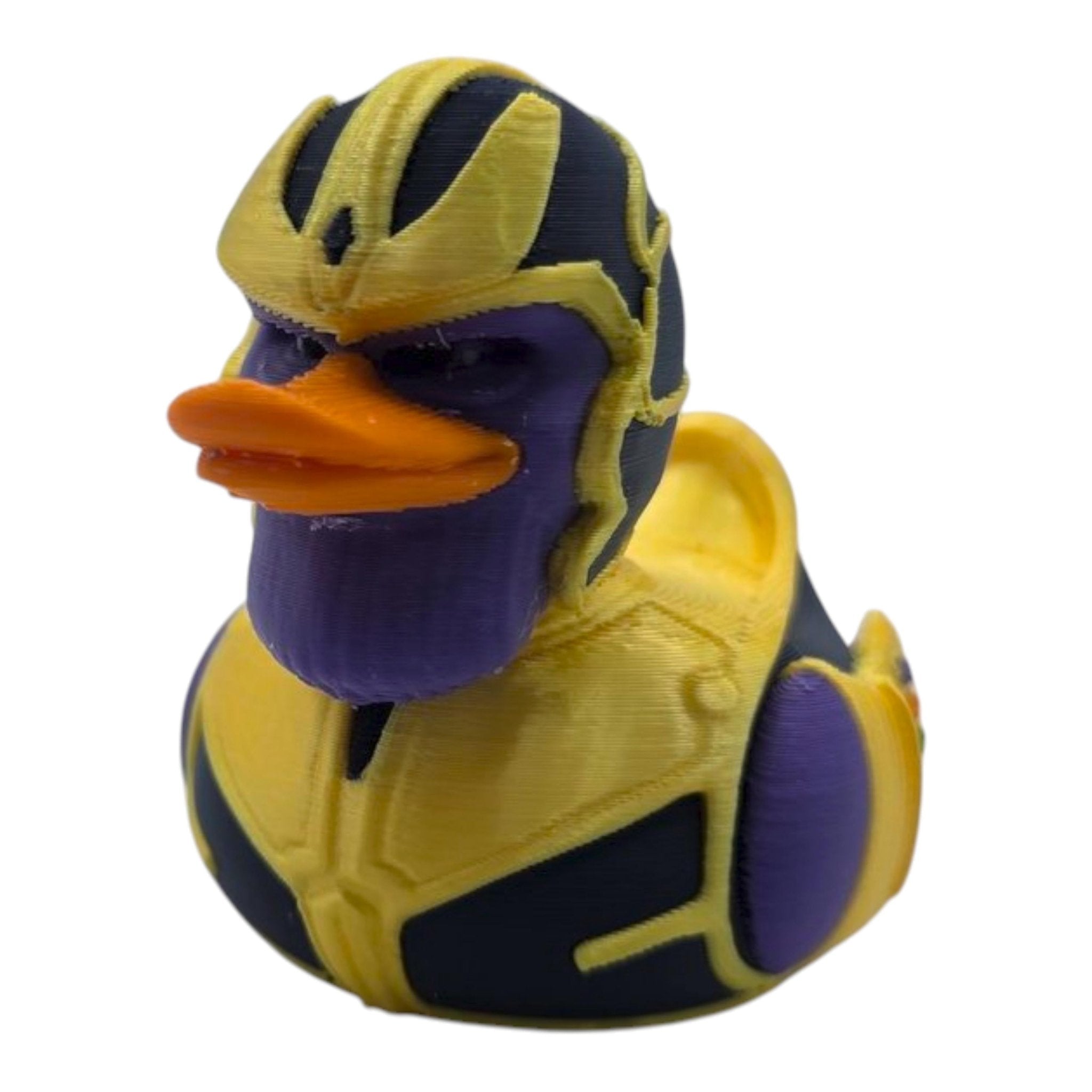 Thanos inspired Duck 3D Printed Marvel Collectible Figurine Statue Superhero Fan Desk Ornament Office Display - JM Designs