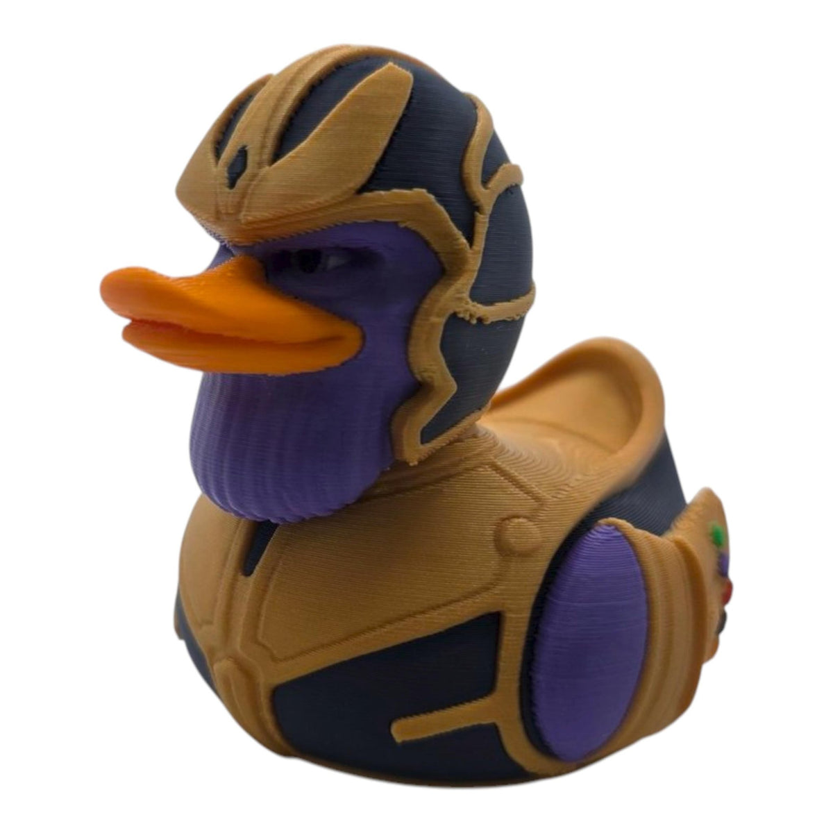 Thanos inspired Duck 3D Printed Marvel Collectible Figurine Statue Superhero Fan Desk Ornament Office Display - JM Designs