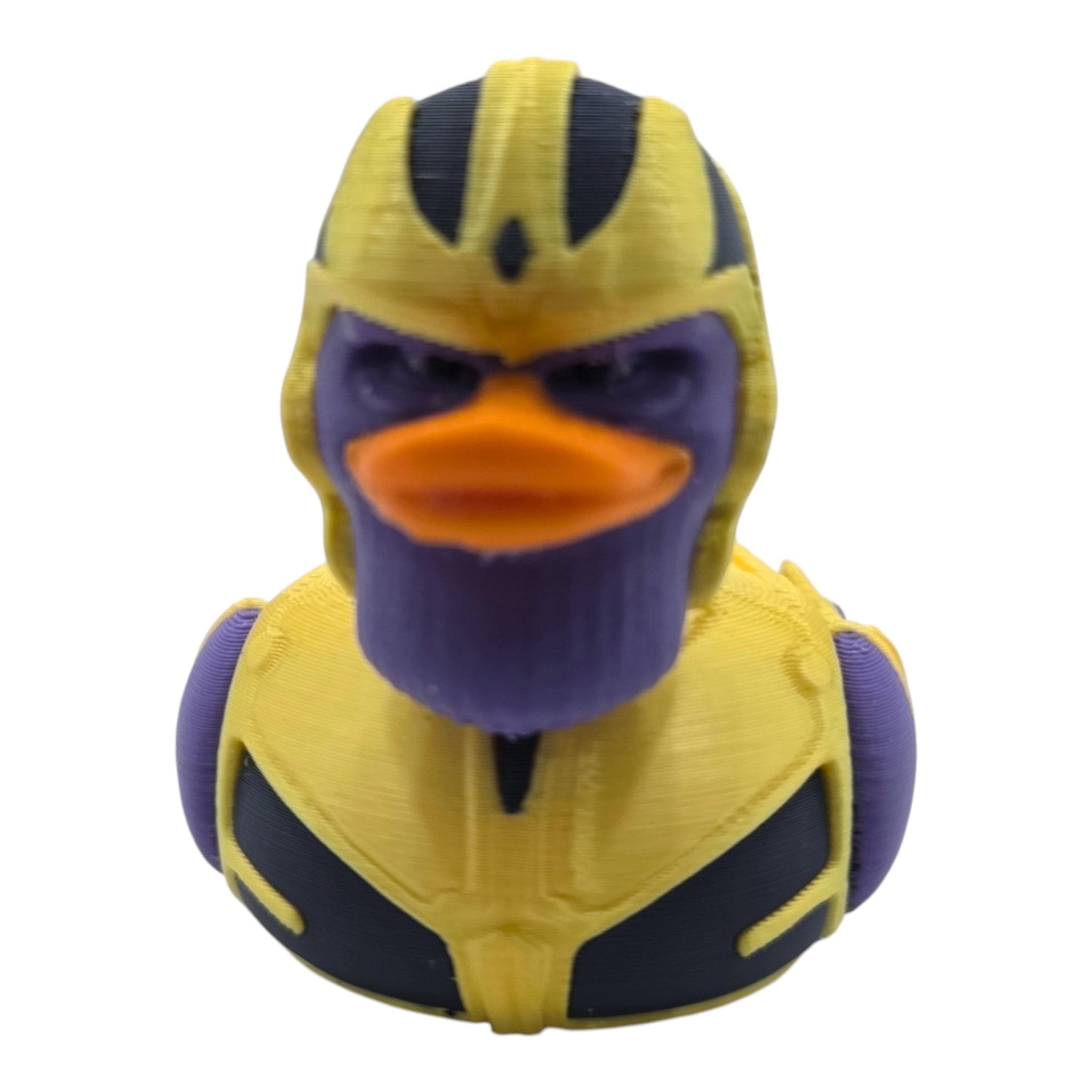 Thanos inspired Duck 3D Printed Marvel Collectible Figurine Statue Superhero Fan Desk Ornament Office Display - JM Designs
